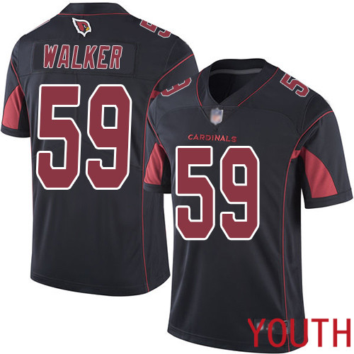Arizona Cardinals Limited Black Youth Joe Walker Jersey NFL Football #59 Rush Vapor Untouchable->arizona cardinals->NFL Jersey